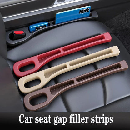Car Seat Gap Filler Elastic Center Console  Side Crevice Filler Strip Drop Blocker For Phones  Keys