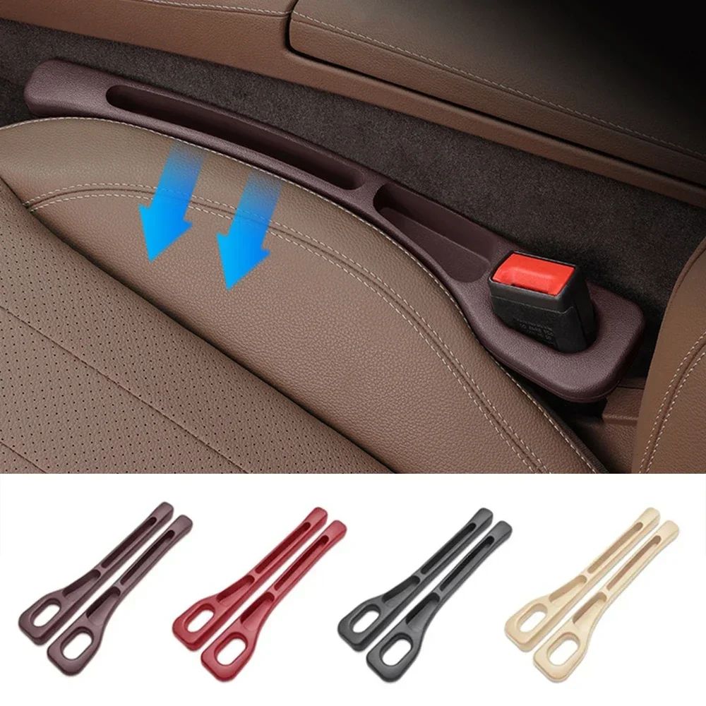 Car Seat Gap Filler Elastic Center Console  Side Crevice Filler Strip Drop Blocker For Phones  Keys