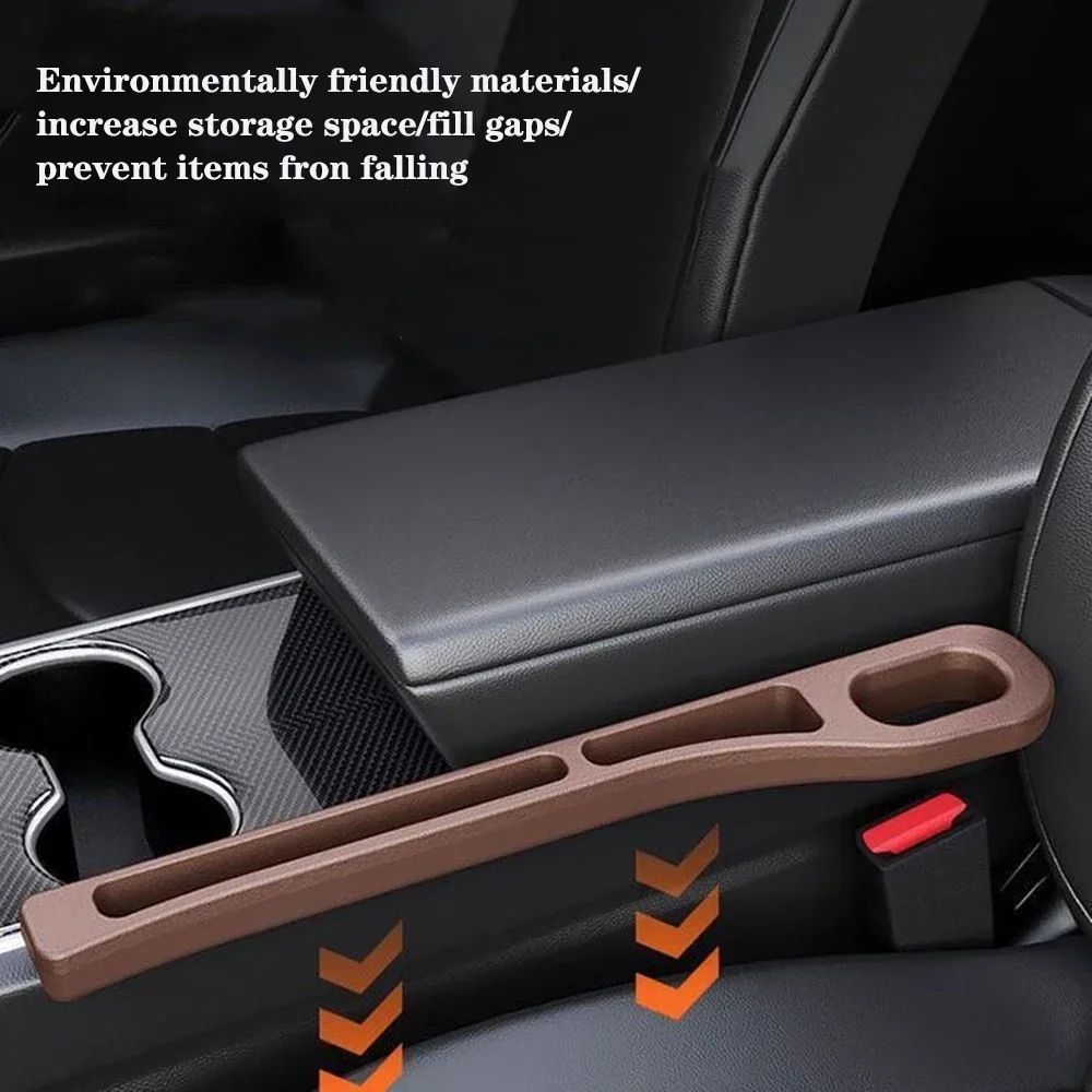 Car Seat Gap Filler Elastic Center Console  Side Crevice Filler Strip Drop Blocker For Phones  Keys