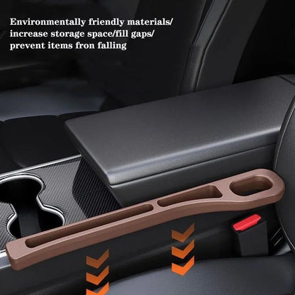 Car Seat Gap Filler Elastic Center Console  Side Crevice Filler Strip Drop Blocker For Phones  Keys