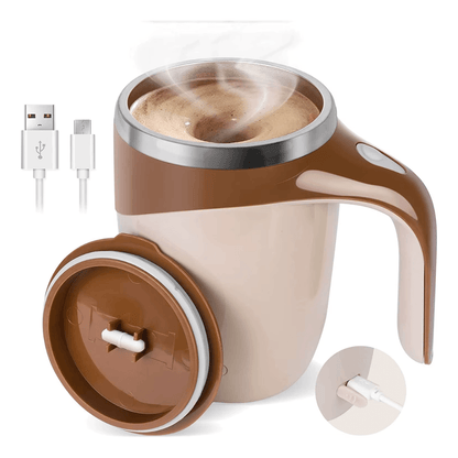 Rechargeable Automatic Coffee Cup Portable Electric Stainless Steel Mug With Magnetic Stirring  Per 7