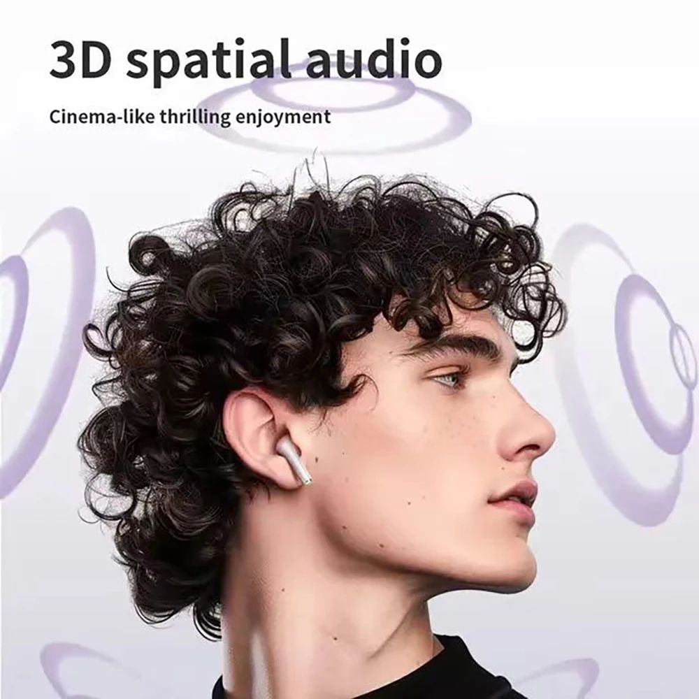 Bluetooth Configuration Headset Smart LCD Color Screen Wireless Active Noise Reduction Super Long B 4