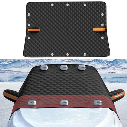 Magnetic Car Windshield Snow Cover  Large AntiFreeze Windshield Protector 2
