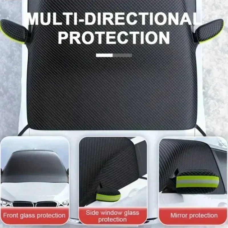 Magnetic Car Windshield Snow Cover Large AntiFreeze Windshield Protector 23