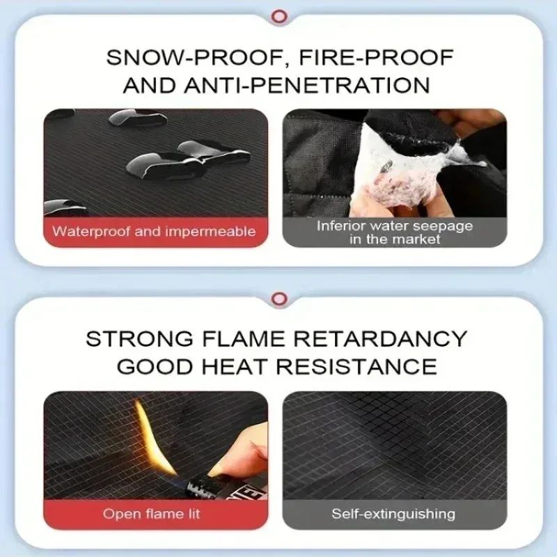 Magnetic Car Windshield Snow Cover Large AntiFreeze Windshield Protector 24