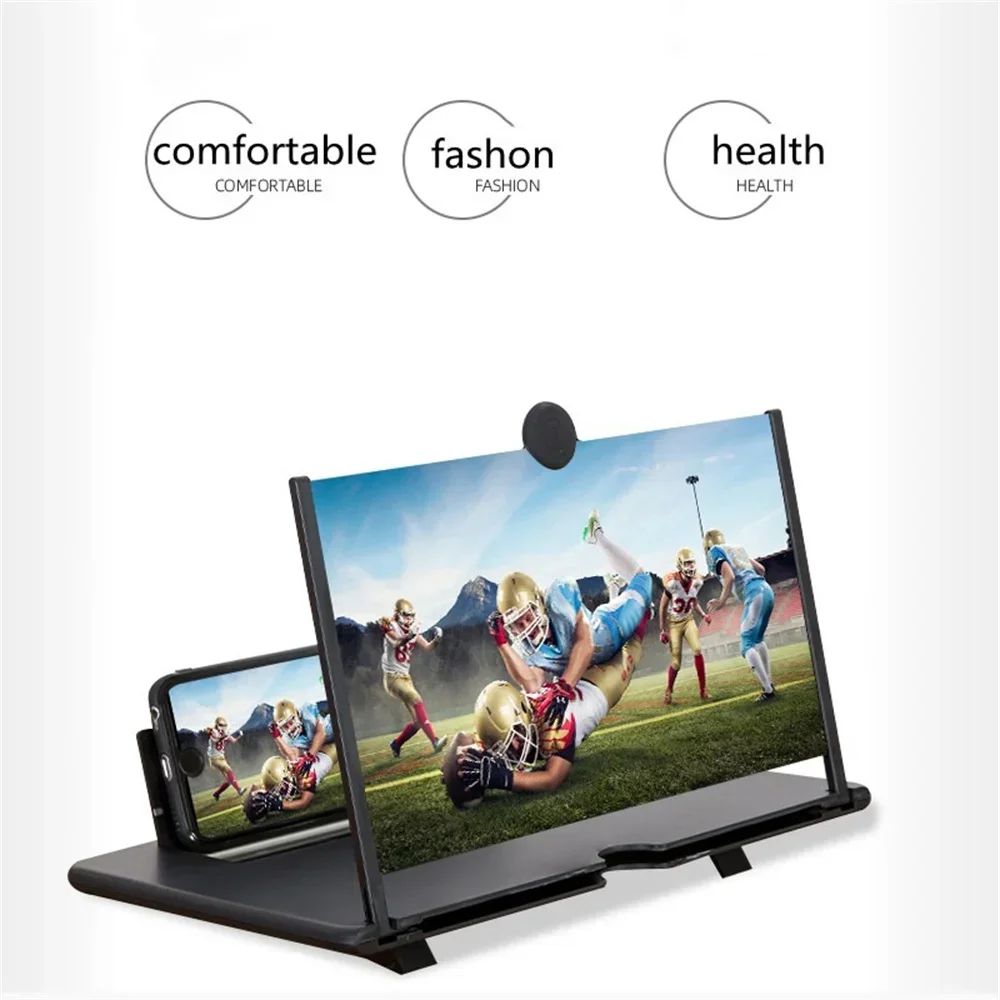 Phone Screen Magnifier Amplifier HD Video Magnifying Glass Folding Design For Smart Phone Bracket H