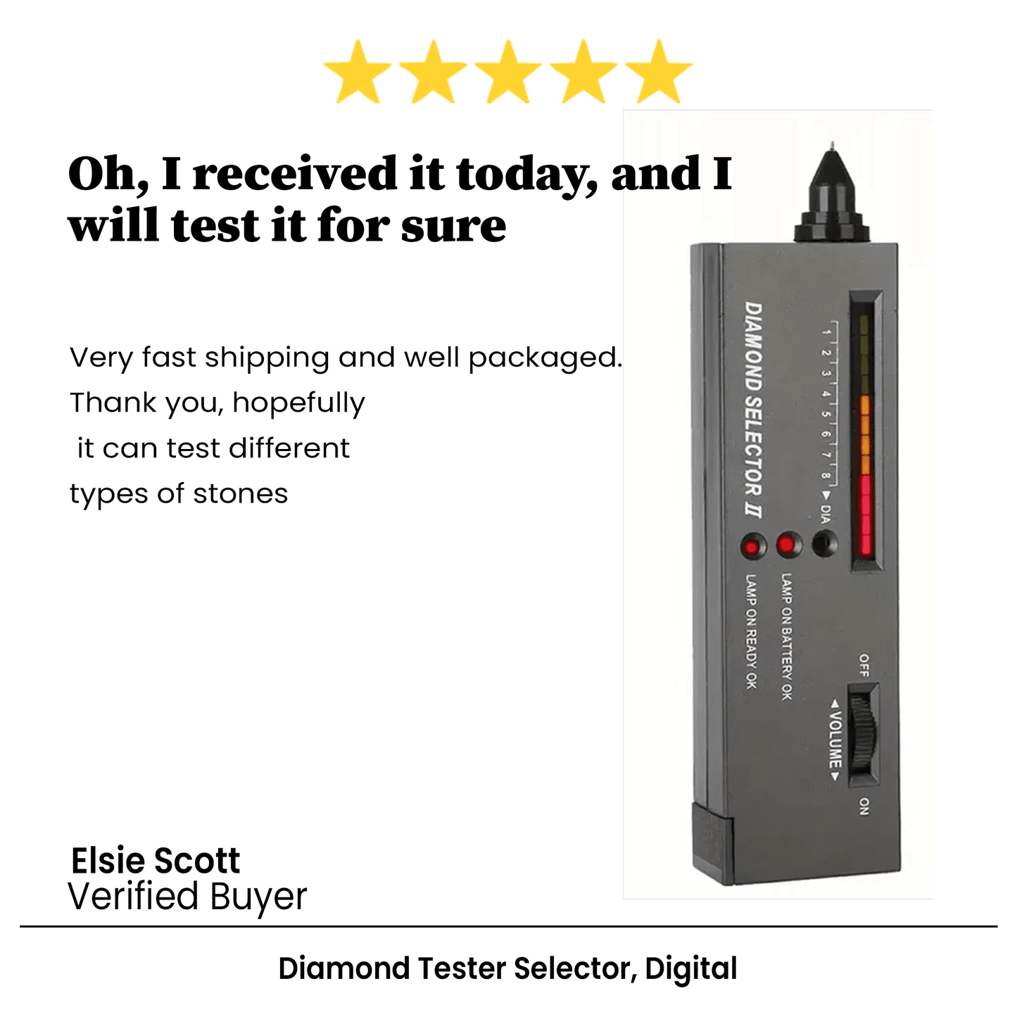 Diamond Tester Selector Digital Electronic Tool For Gemstone Testing Kit 5