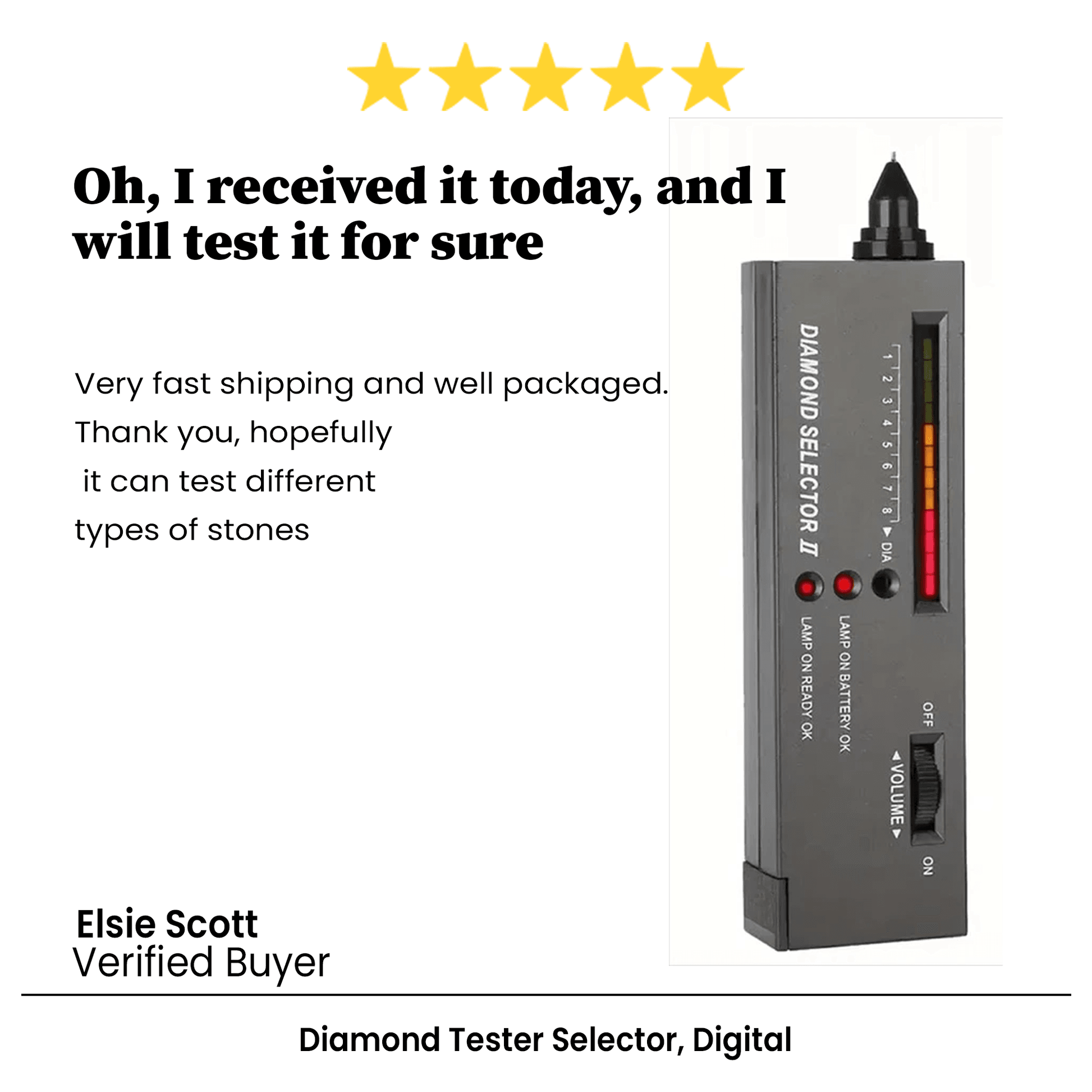 Diamond Tester Selector Digital Electronic Tool For Gemstone Testing Kit 5