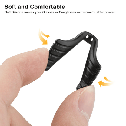 Invisible Antislip Silicone Nose Pads Stick On For Eyeglasses Sunglasses  Reading Glasses Soft Adhe