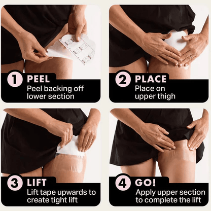 Thigh Lift Tape  Cellulite Patch  Instant Tightening For Inner Thigh And Loose Skin 2