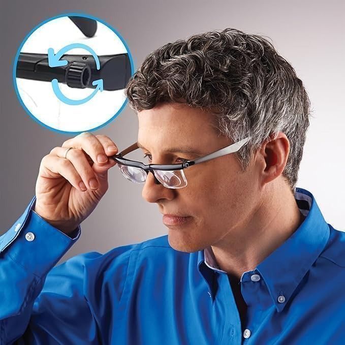 Dial Adjustable Glasses  Variable Focus Reading  Distance Vision Eyeglasses For Men  Women 4