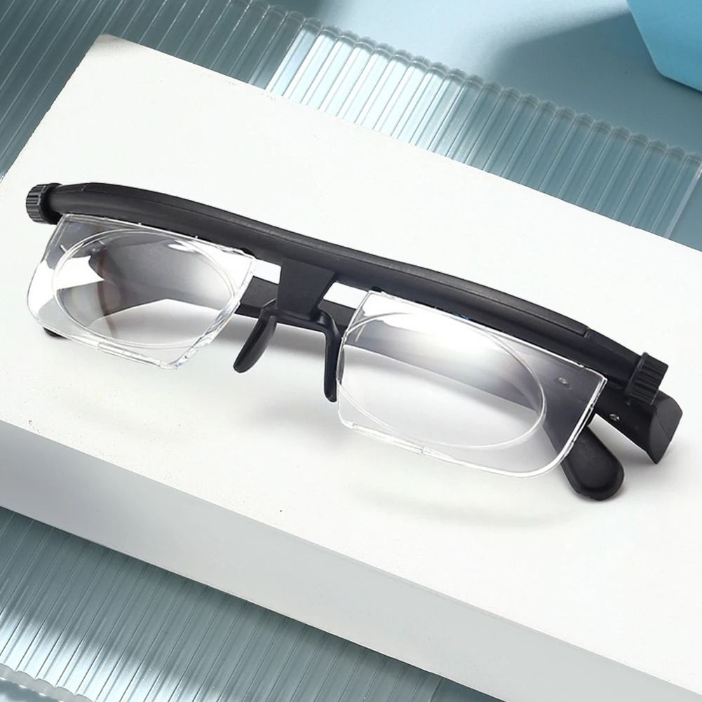 Dial Adjustable Glasses  Variable Focus Reading  Distance Vision Eyeglasses For Men  Women 7