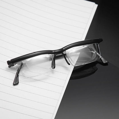 Dial Adjustable Glasses  Variable Focus Reading  Distance Vision Eyeglasses For Men  Women 3