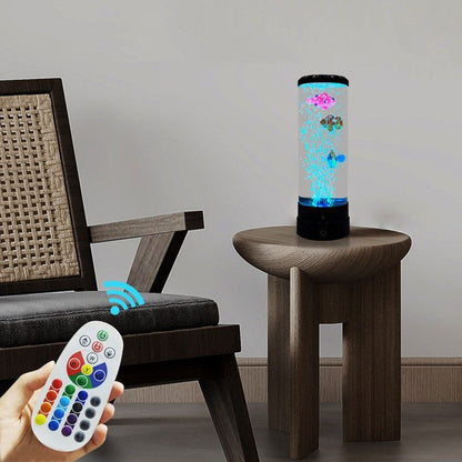 Colorful Jellyfish Lava Lamp  Glowing Jellyfish Mood Light  Jellyfish Lamp For Side Table  Jellyfis 7