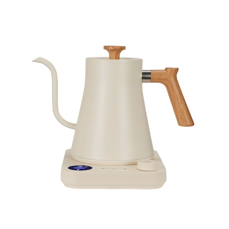 Smart Constant Temp Gooseneck Electric Kettle Hand Brew Coffee Milk Powder  Tea Pot With Timer 6
