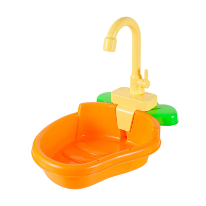 Automatic Bird Bath Tub For Parrots  Parakeets Multifunctional Pet Spa Pool With Faucet  Cleaning T 6