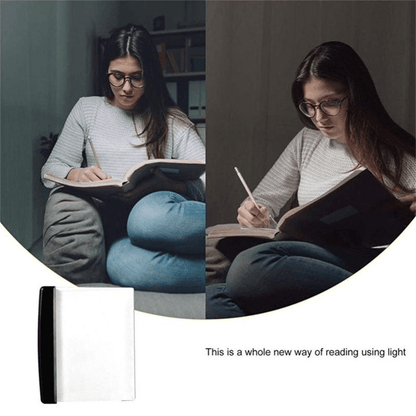 Creative LED Book Light, Flat Panel Night Vision Light for Eye Protection and Comfort