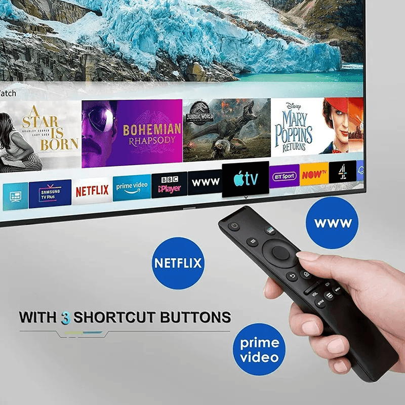 NEW Replacement Remote Control For All Samsung Smart TV QLED UHD Universal 3