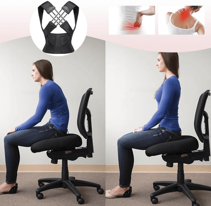 Adjustable Shoulder Posture Corrector Brace For Women  Kids Breathable Back Support Belt For Better 4