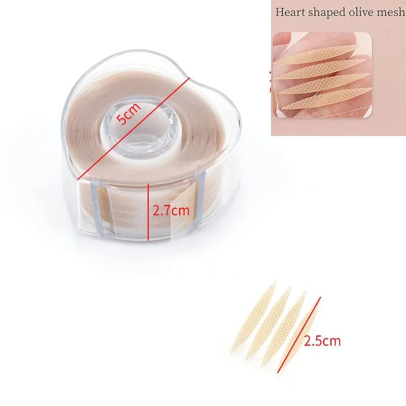 600 Pcs Double Fold Eyelid Tape Sticker Invisible Lace Eyelash Extension Selfadhesive Under Eye 6