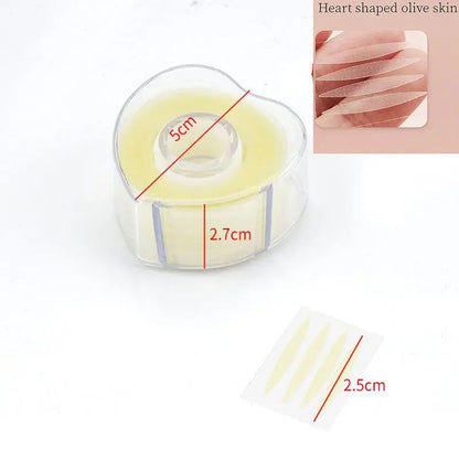 600 Pcs Double Fold Eyelid Tape Sticker Invisible Lace Eyelash Extension Selfadhesive Under Eye 8