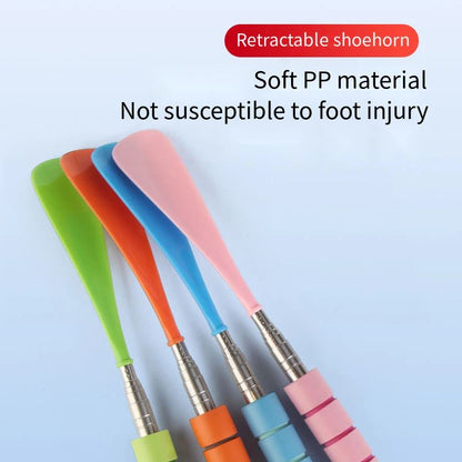 Premium Telescopic Stainless Steel Shoe Horn With NonSlip Handle 2