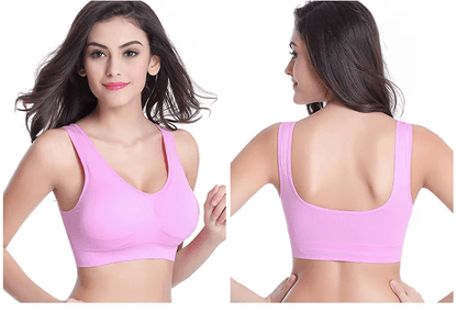 Sexy Seamless Bra for Women No Pad, Plus Size Push Up, Wireless Vest Bralette Brassiere, Comfortable Active Bra
