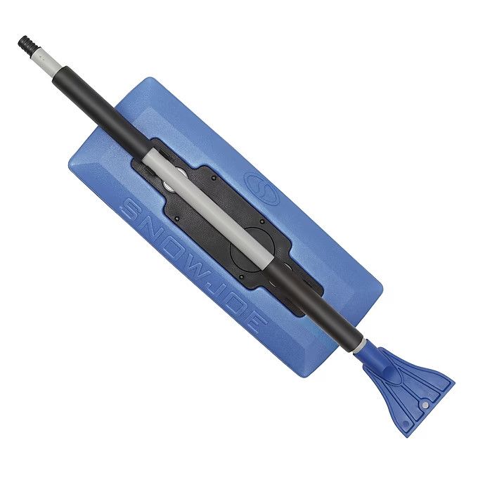 Snow Joe Windshield Ice Scraper Car Window Snow Removal Broom Winter Tool With Telescoping Pole Foa 5