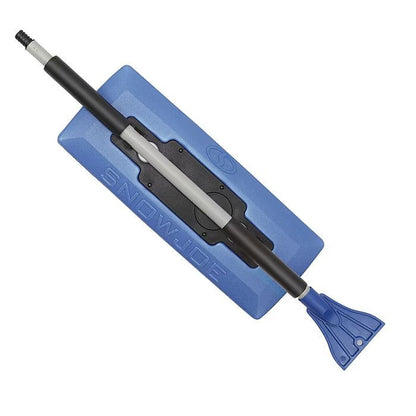 Snow Joe Windshield Ice Scraper Car Window Snow Removal Broom Winter Tool With Telescoping Pole Foa 5
