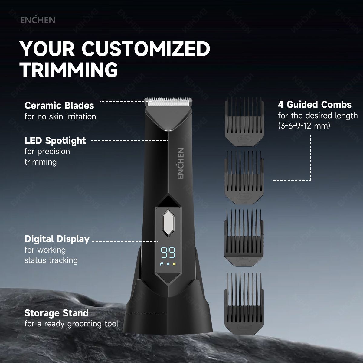 Professional Hair Clippers For Men Electric Pubic Hair Trimmer Groin  Body Groomer Ball Shaver Clip 9