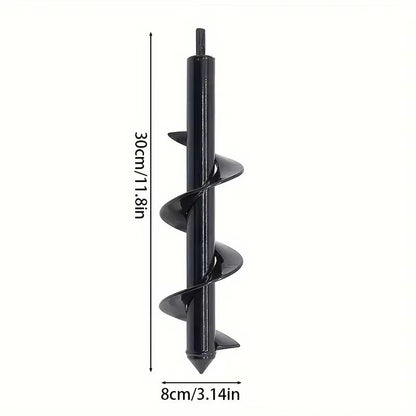 Garden Plant Auger Drill Bit Hex Drive Spiral Planter Tool 6