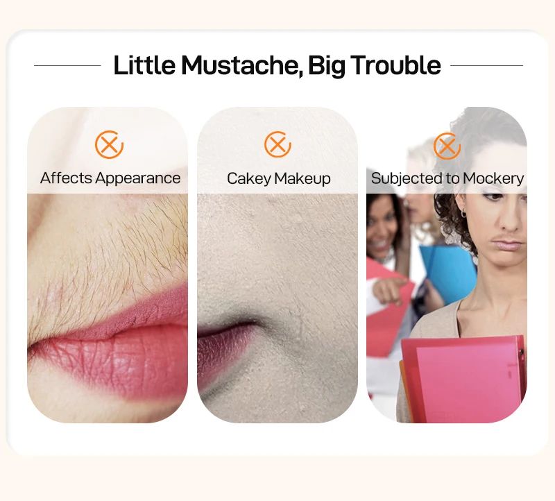 Fast Gentle Hair Removal Cream For Women Whitening  Skin Care Depilation For Clear Lips And Underar