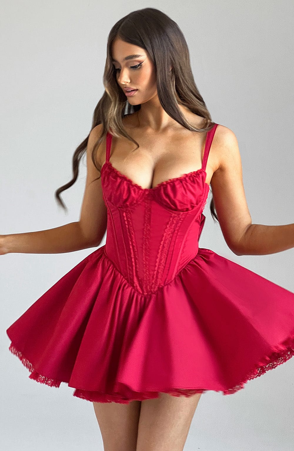 Josie Mini Dress Red