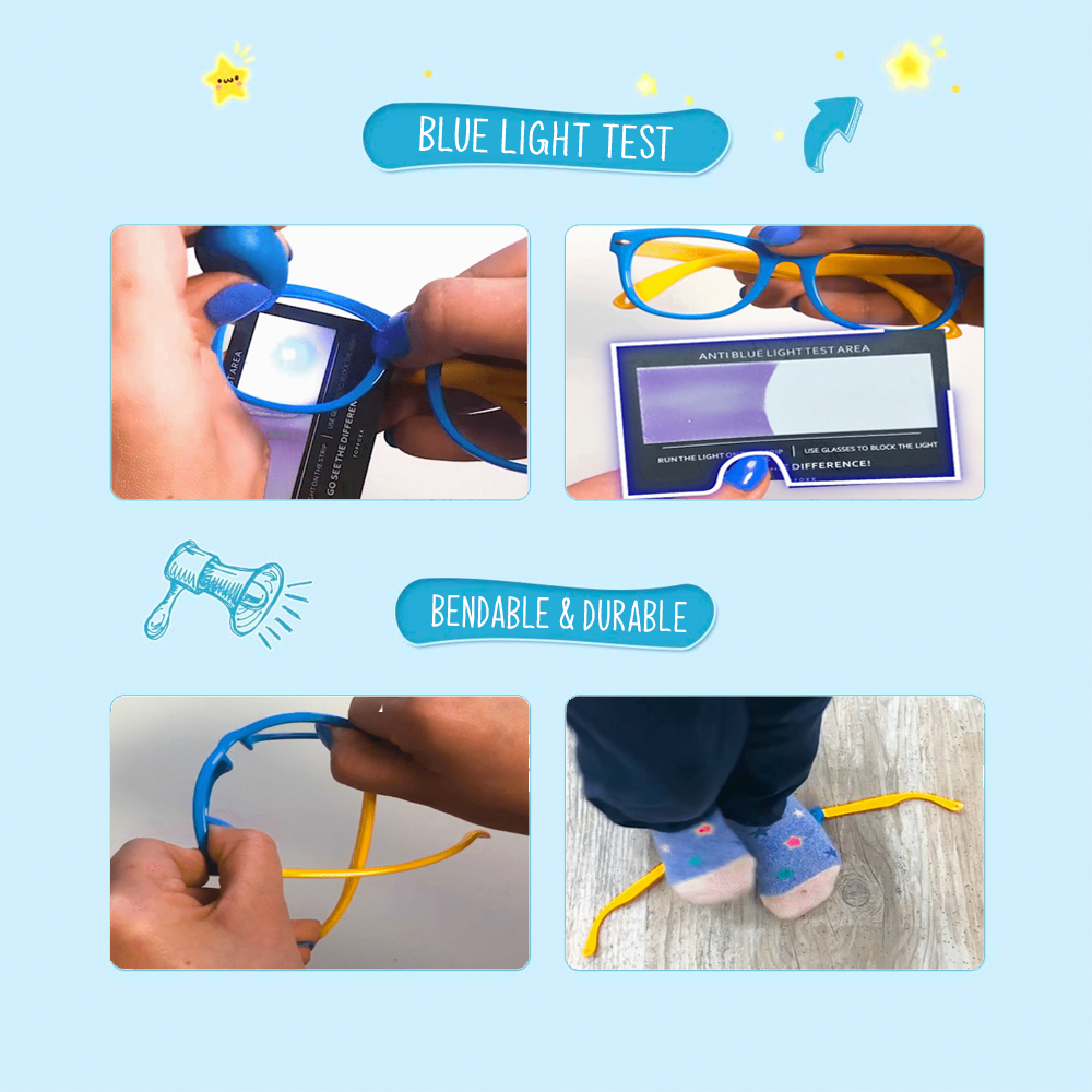 Comfortable blue light blocking glasses for school