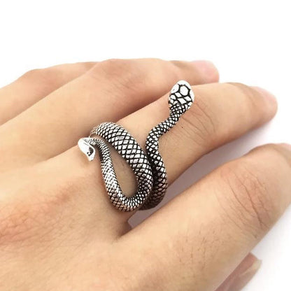Metallic Adjustable Snake Ring 3