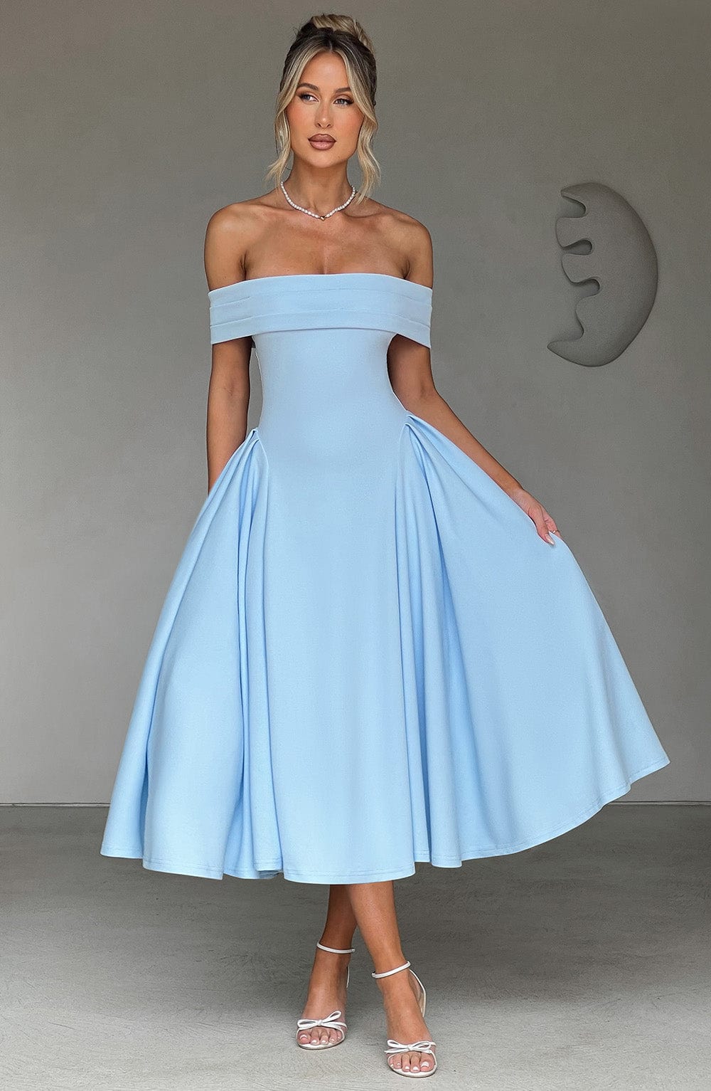 Miranda Midi Dress Blue