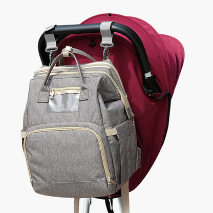 Multifunctional 3 in 1 Baby Diaper Bag With Bed (Waterproof Exterior) 3