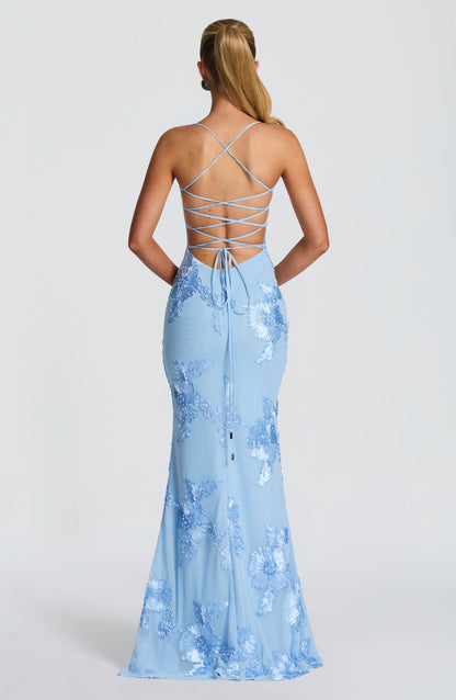 Velour Maxi Dress