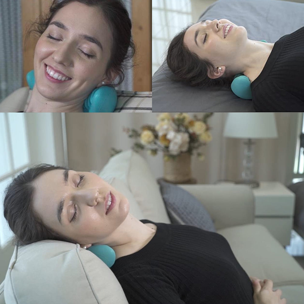 Adjustable acupressure pillow for personalized comfort