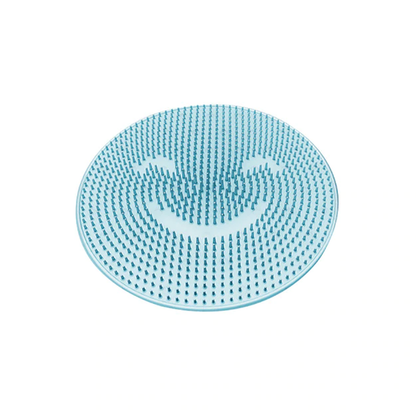 Silicone Lazy Foot Brush Scrubber Massager blue