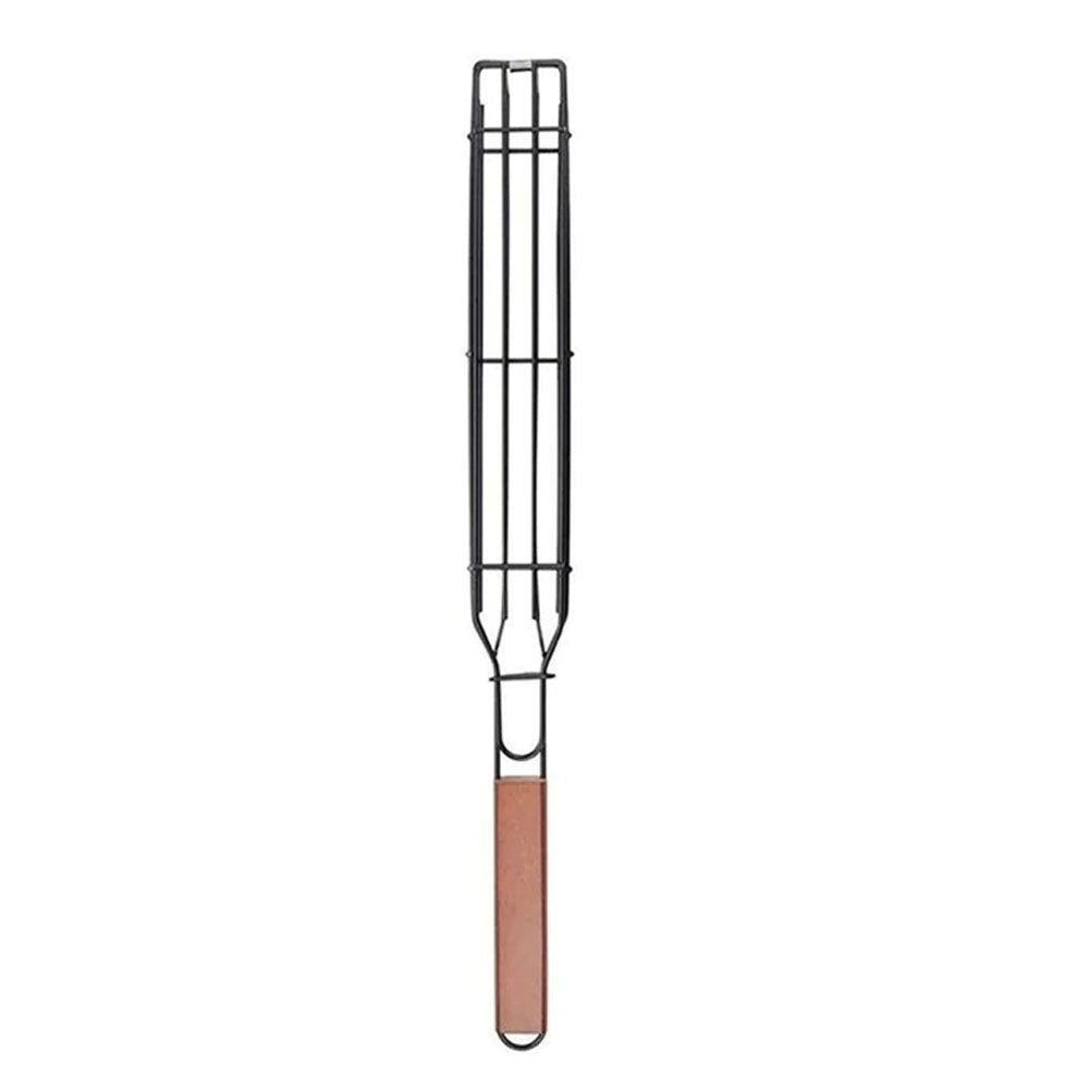 Non-stick Slim Kabob Grilling Baskets for Outdoor Grill Single Piece