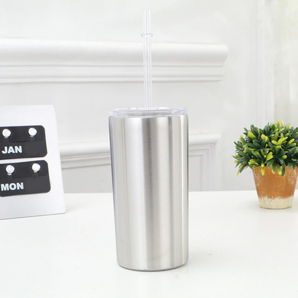 12 oz Skinny Can Coolersilver