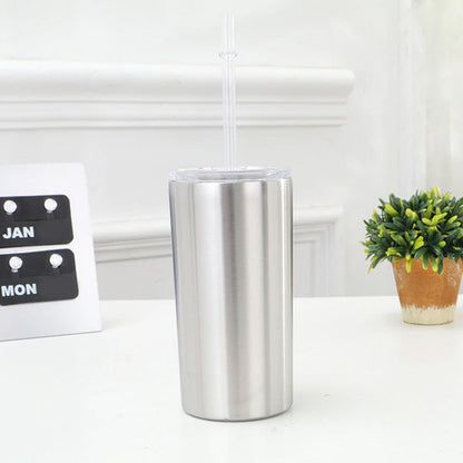 12 oz Skinny Can Coolersilver