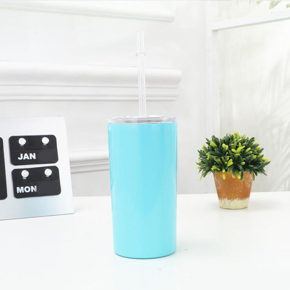 12 oz Skinny Can Coolerblue