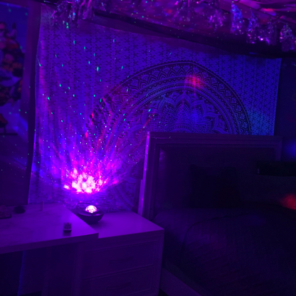 Remote Controlled Bluetooth Music Starry Galaxy Projector Light 6