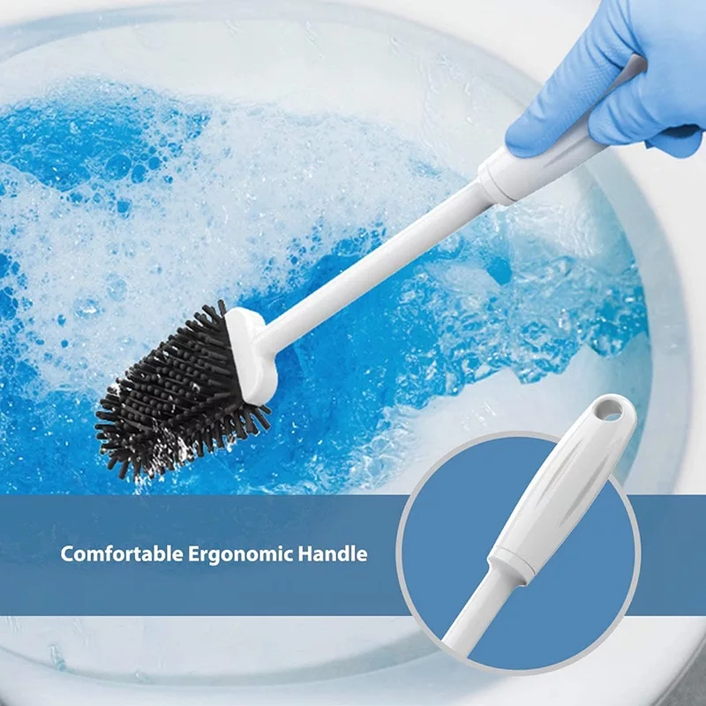 toilet brush with holder