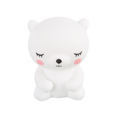 Battery operated plush night lamp for children