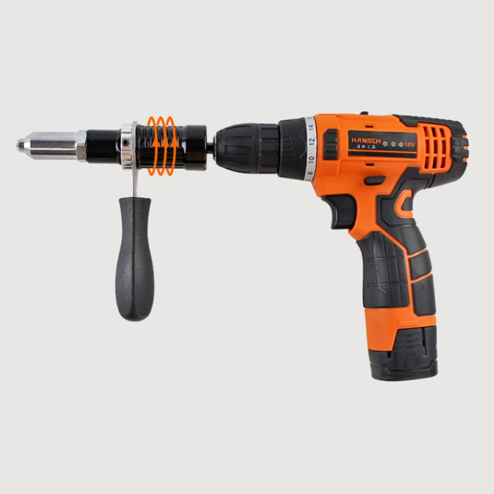 Rivet Gun Adapter Drill Attachment1