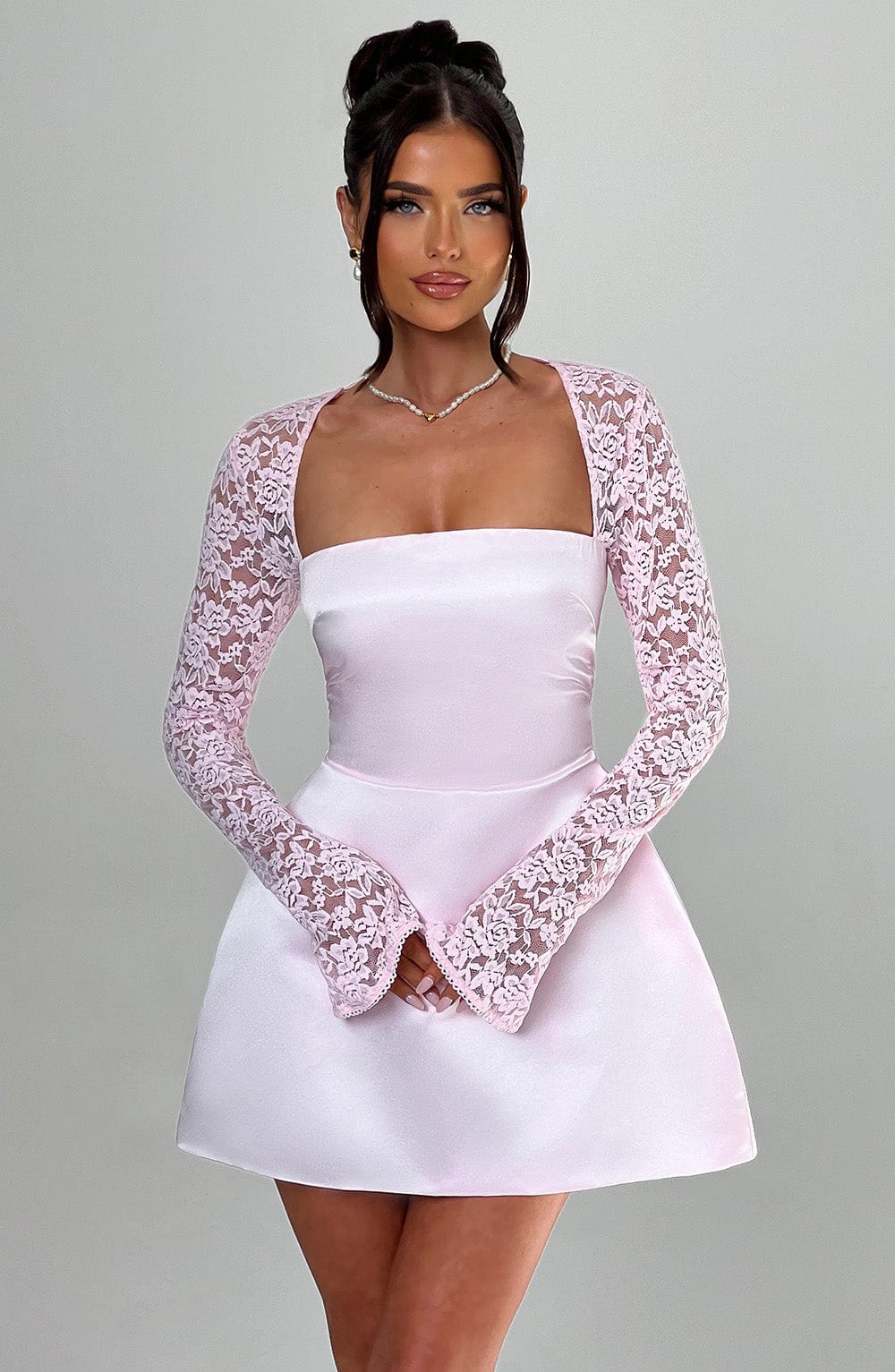 Sadie Mini Dress Blush