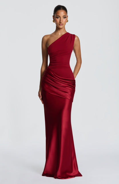 Sadona Maxi Dress Deep Red